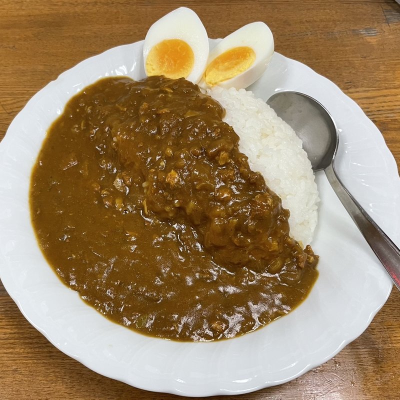 ジャンカレー+ゆで玉子(ジャンカレー 末広町店 )