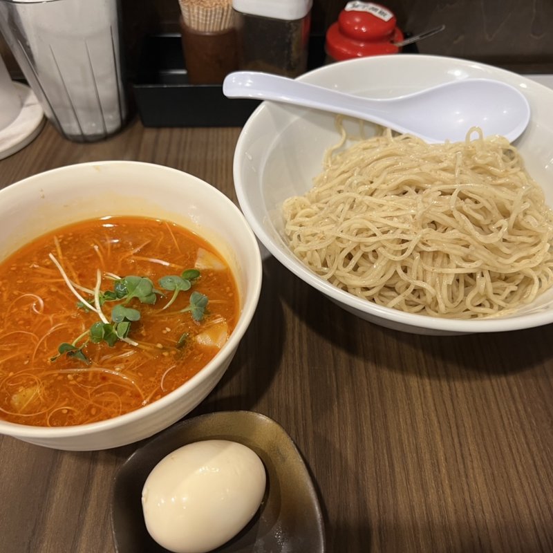 貝出汁酒粕合わせ辛味噌つけ麺(貝出汁　中華そば　源太郎)