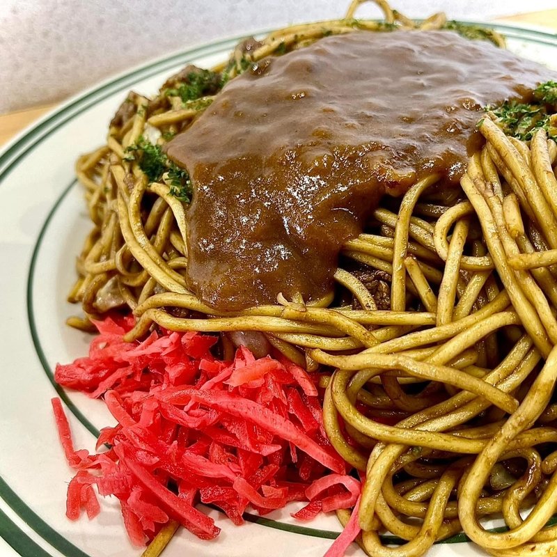 焼きそば 大 カレー(原田製麺 自家製麺やきそば店)