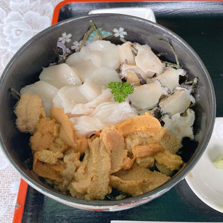 三色丼(活魚料理　浜千鳥)
