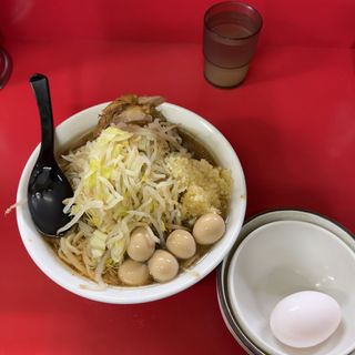 小ラーメン 麺少なめ・ニンニク (ラーメン二郎 茨城守谷店 )