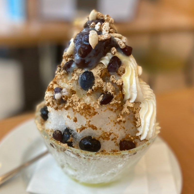 極上のかき氷　京都丹波黒豆きな粉　練乳かけ(フリアン )