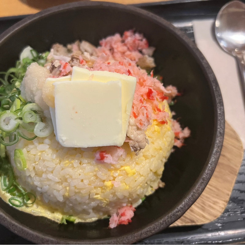熱々鉄板チャーハン(一番亭 志摩店)