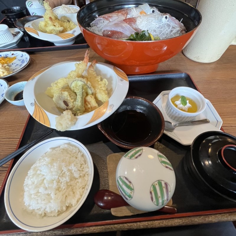 天ぷらセット(上)(一魚一会 )