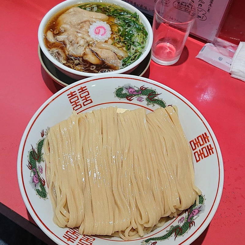 つけそば 豚足(カドヤ食堂)