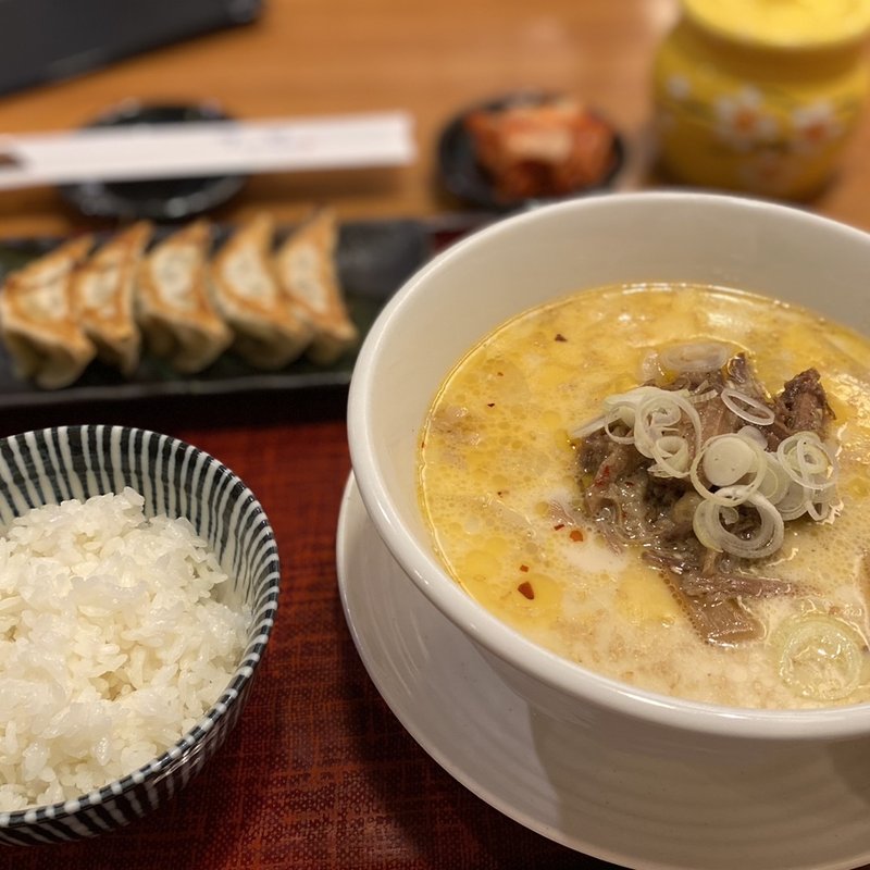 テールラーメンご飯セット(テールラーメン餃子専門店 老家)