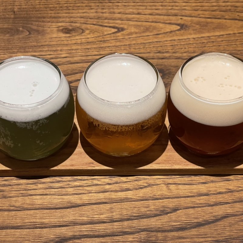 飲み比べ　3種(北斎麦酒工房 東京楽天地店)