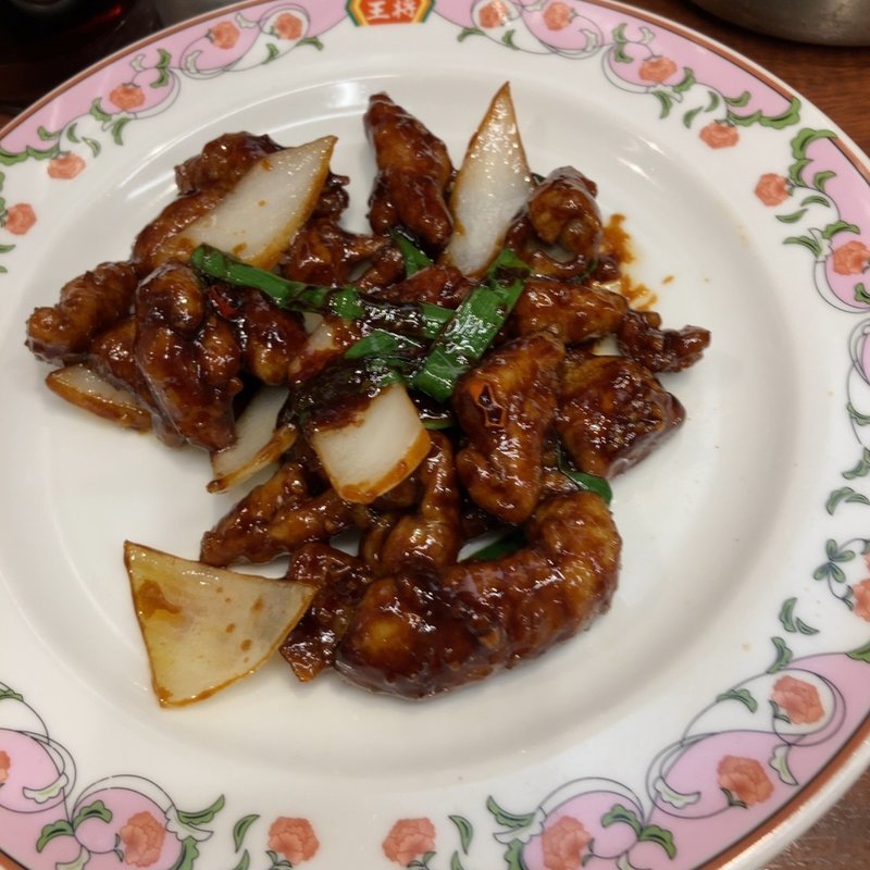 ホルモンの味噌炒め(餃子の王将 小倉駅前店)