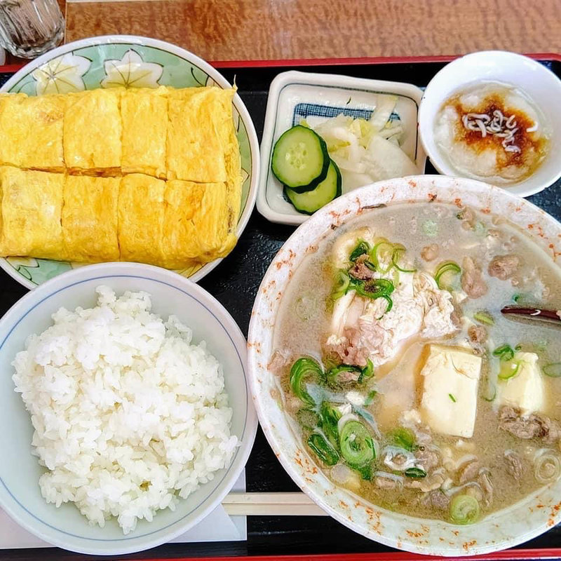 肉すい定食 だし巻き(一富士食堂 )
