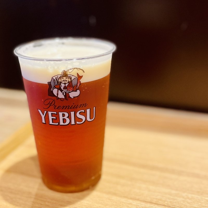 琥珀ヱビス（樽生）(越後屋酒店)