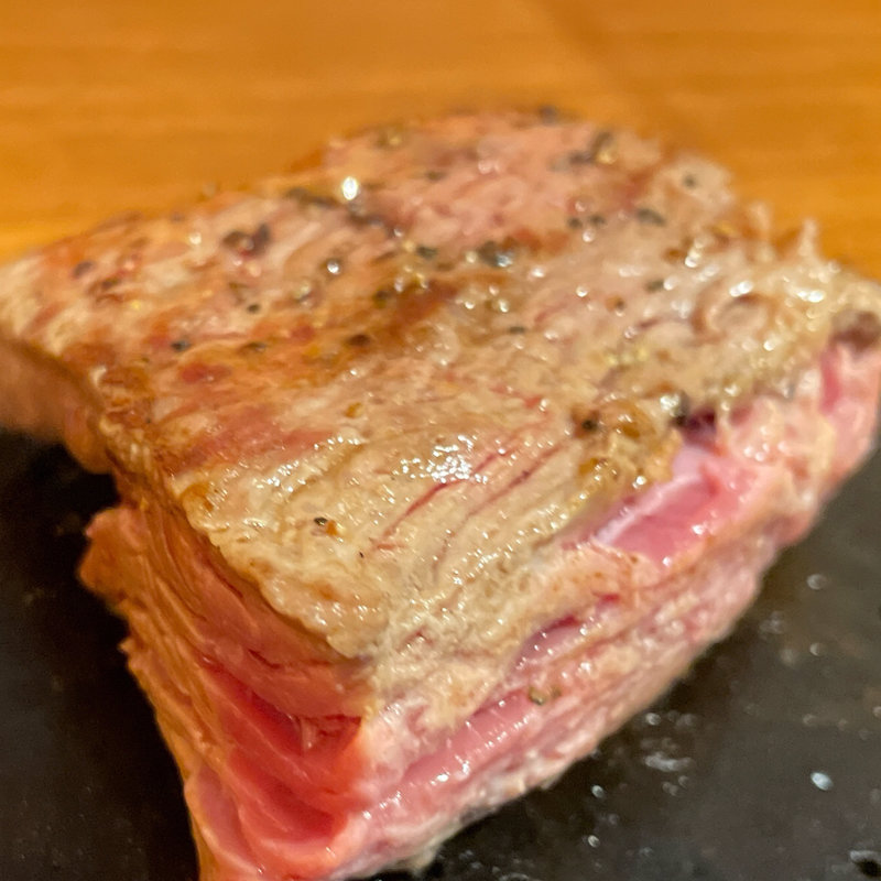 上ミスジステーキ150g(やっぱりステーキ 南森町駅前店)