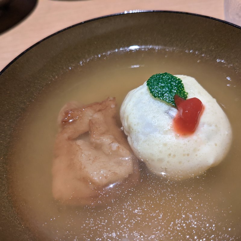 鱧真丈、揚げ粟麩(みこころや )