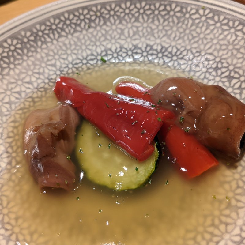 タコ、そうめん南瓜(みこころや )