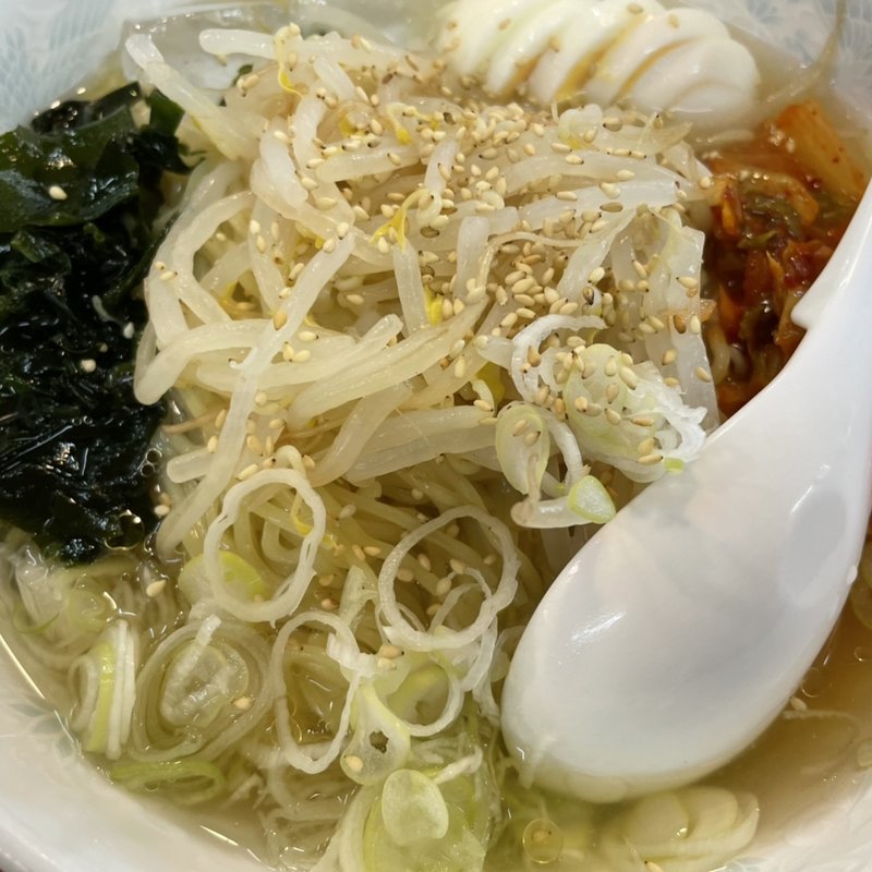 冷やし塩ラーメン(ラーメン新世東扇島店)