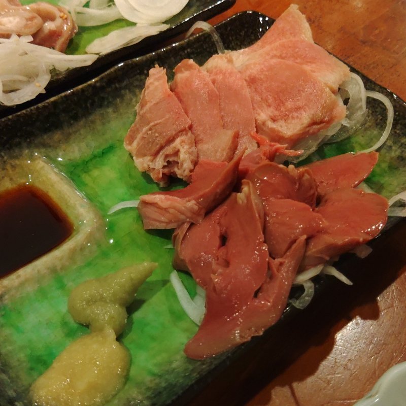 ハツ刺し(宮古島　豚ちんかん)