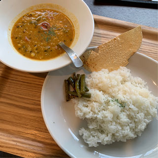 ひきわりレンズ豆カレー(ヒナタ屋)