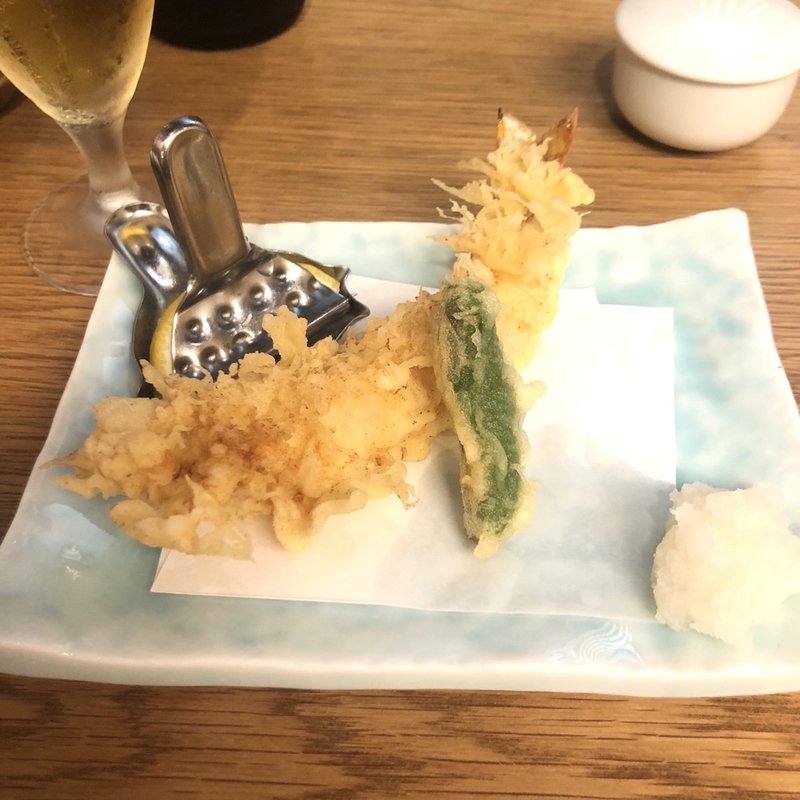 車海老の天ぷら(平沼 田中屋)