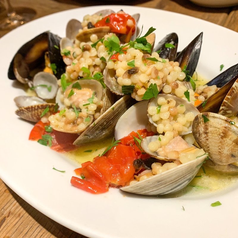 タロス名物 新鮮貝類のフレーグラ(タロス （Tharros）)