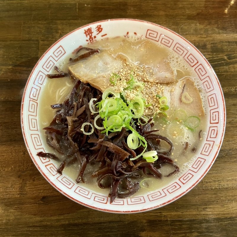 キクラゲラーメン(一楽ラーメン 松島店)