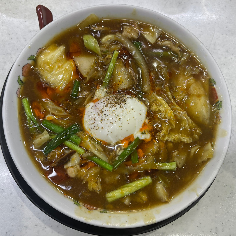 温玉中華カレーラーメン(餃子の王将 栄店)