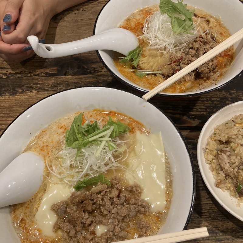 赤担々麺(麺家 烈 安城美園店)