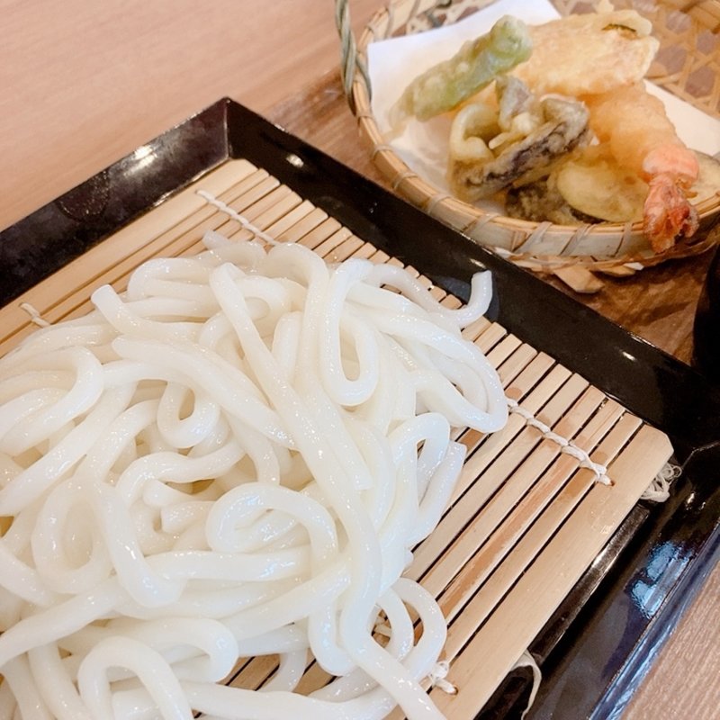 ざるうどんセット(ファーマーズレストラン安芸高田)