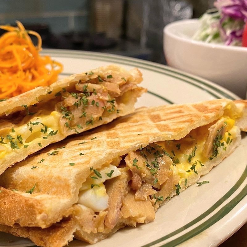 テリタマホットサンド(90cafe)