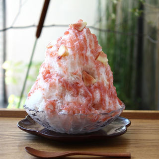 いちじくのかき氷(麻布野菜菓子 銀座店)