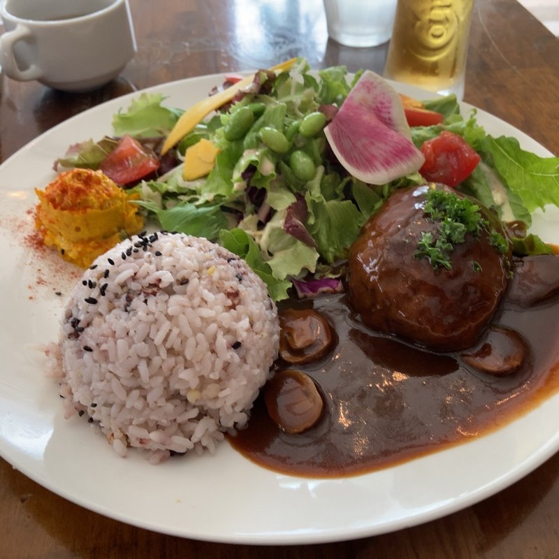 ハンバーグランチ(Brasserie cafe' Le Conte)