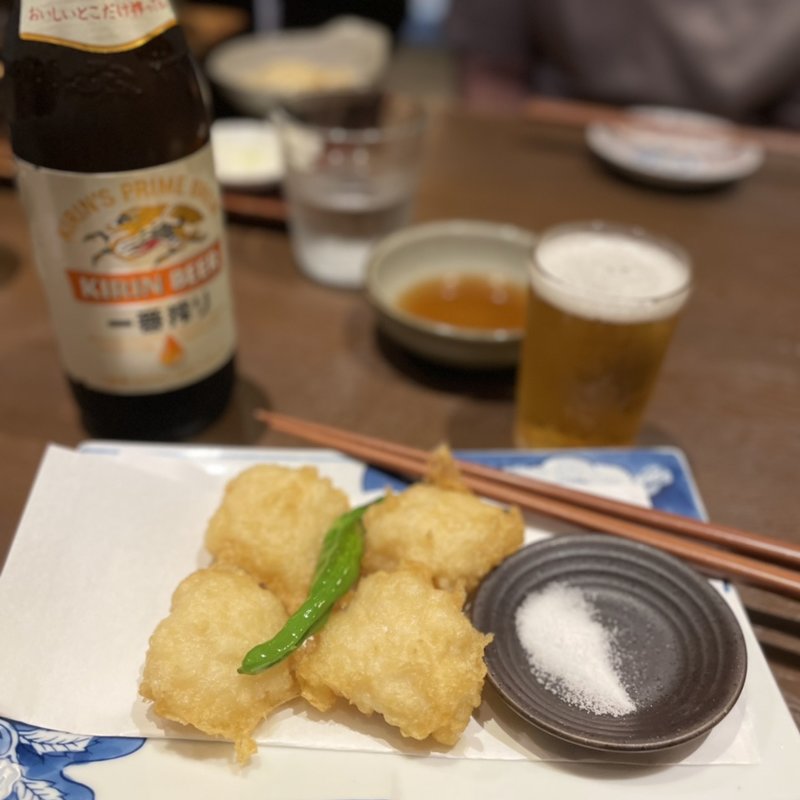 鱧の天ぷら(大野屋 元代々木町店)