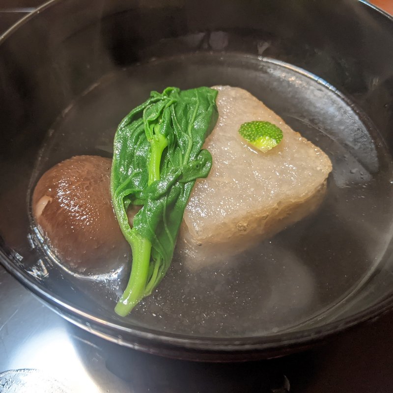 蓮根豆腐(木挽町 大野 )