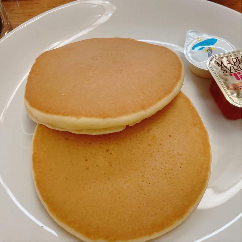 ホットケーキセット(喫茶グリーン)