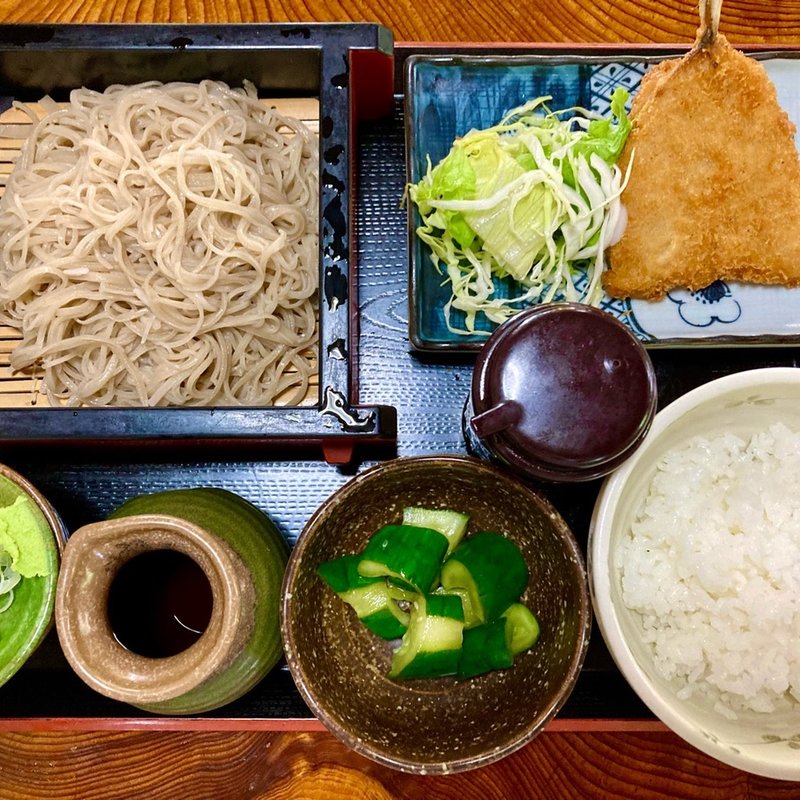 そば定食(そば処菊屋)