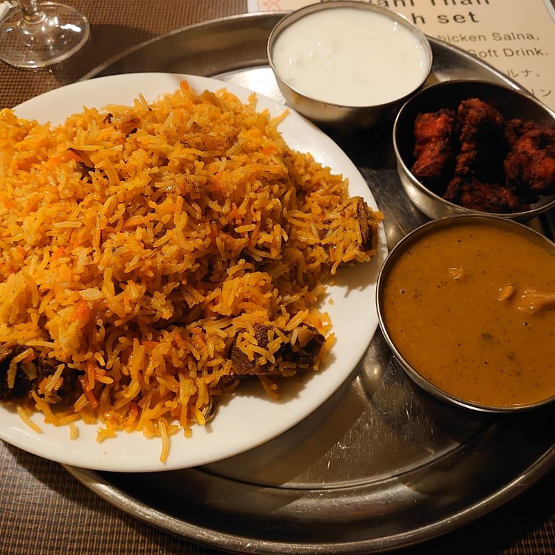 ビリヤニセット(アムダスラビー 西葛西店 AmudhaSurbhi)