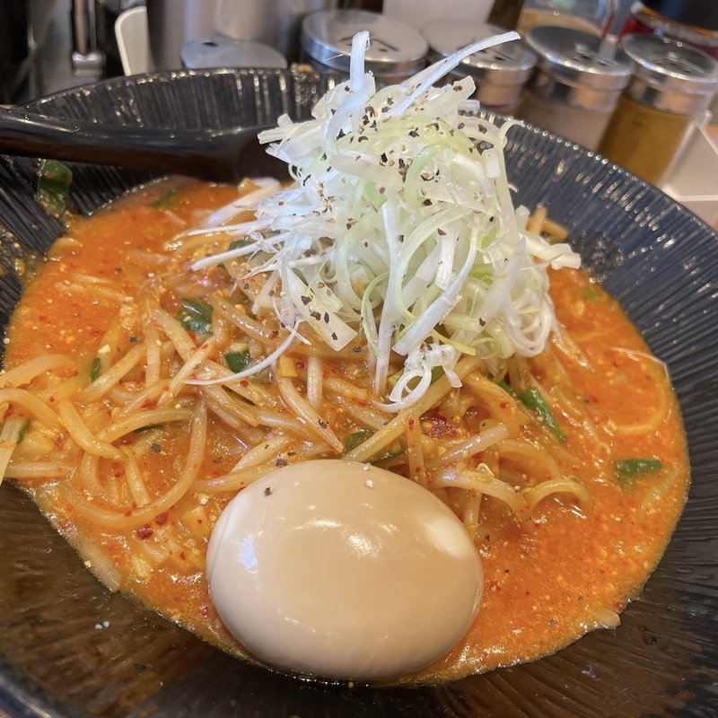 辛味噌ラーメン 味玉トッピング(大塚屋 （【旧店名】麺処 くるり 市ヶ谷店）)