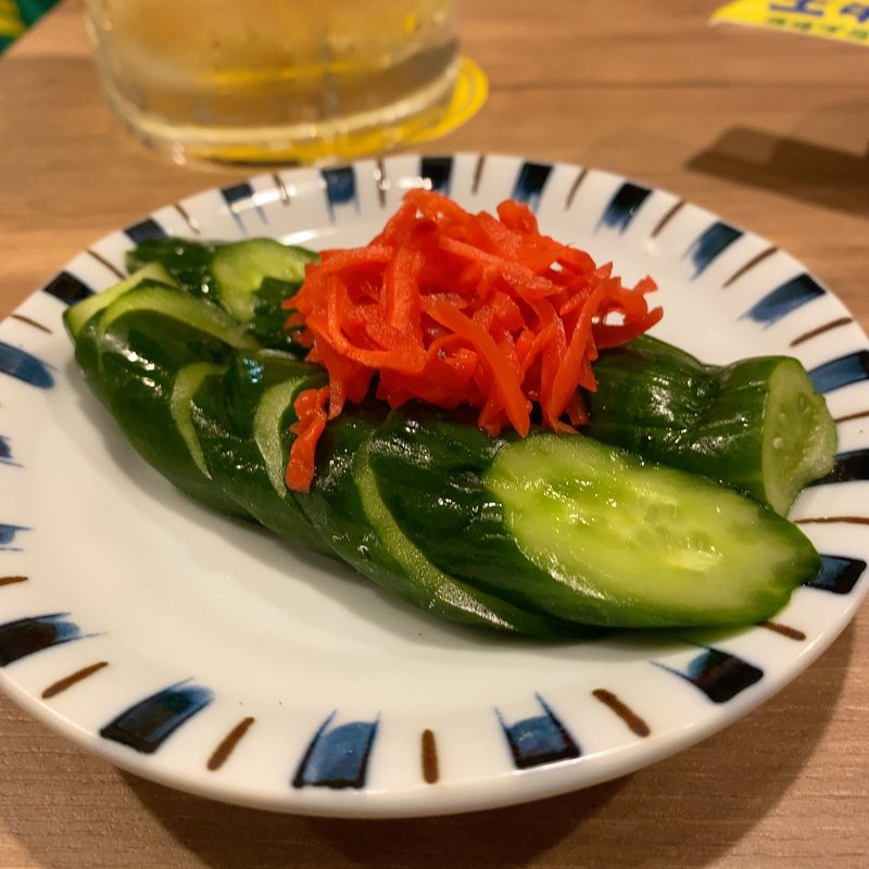 きゅうり1本漬け(酒場 ブラジル 名駅本店)