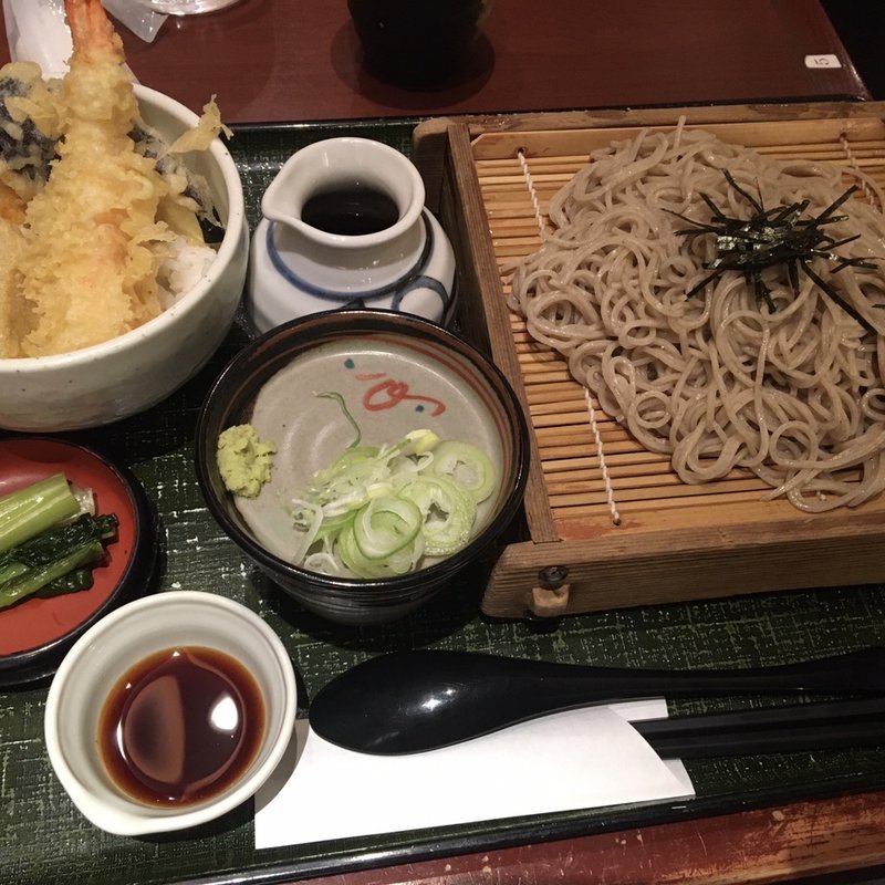 大海老天丼定食(結月庵)
