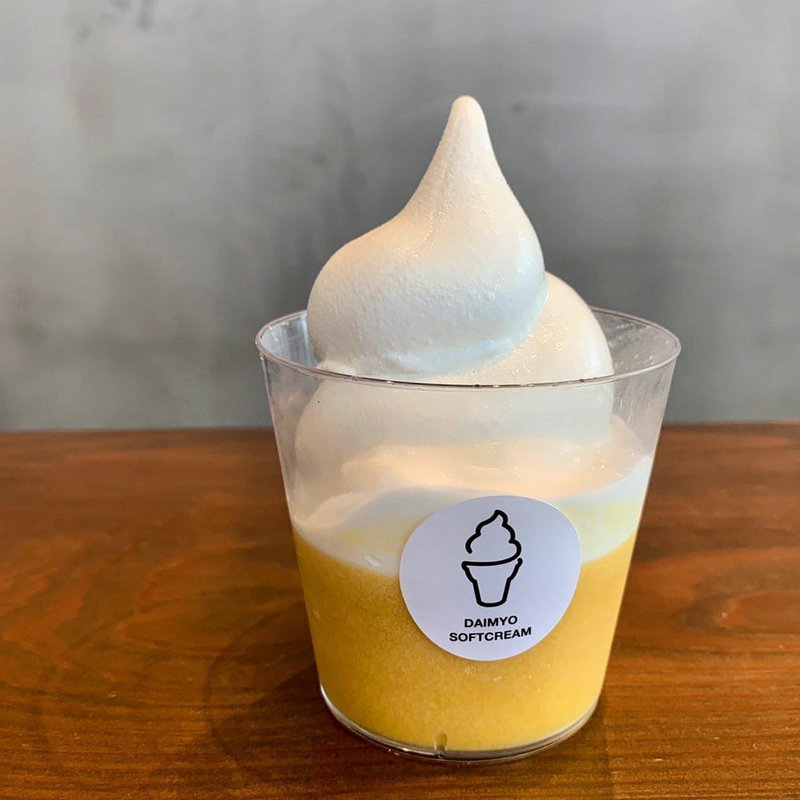 マンゴープリンソフト(MIYASHITA CAFE +softcream)