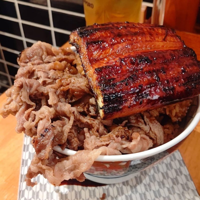 鰻牛丼(いづも福島店)