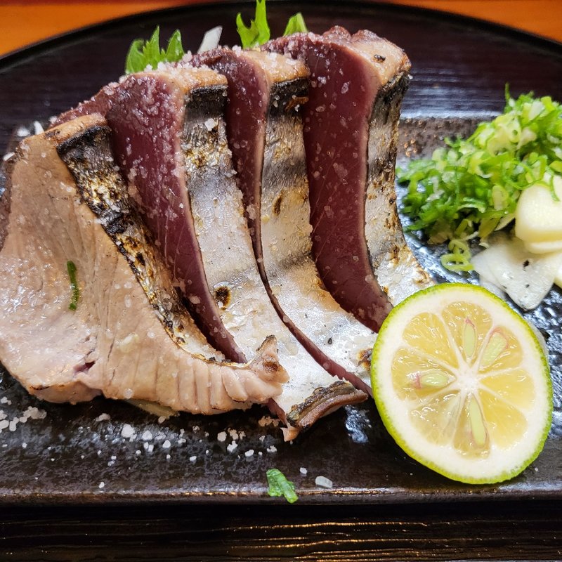 鰹塩たたき(土佐鮨処 康)