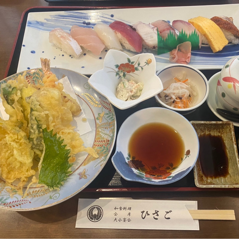 寿司天定食(和食割烹 久吾 （ワショクカッポウ ヒサゴ）)