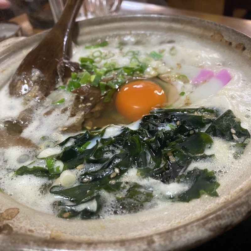 鍋焼きうどん(焼き肉一磨)