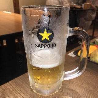 生ビール(魚の四文屋 高円寺店)