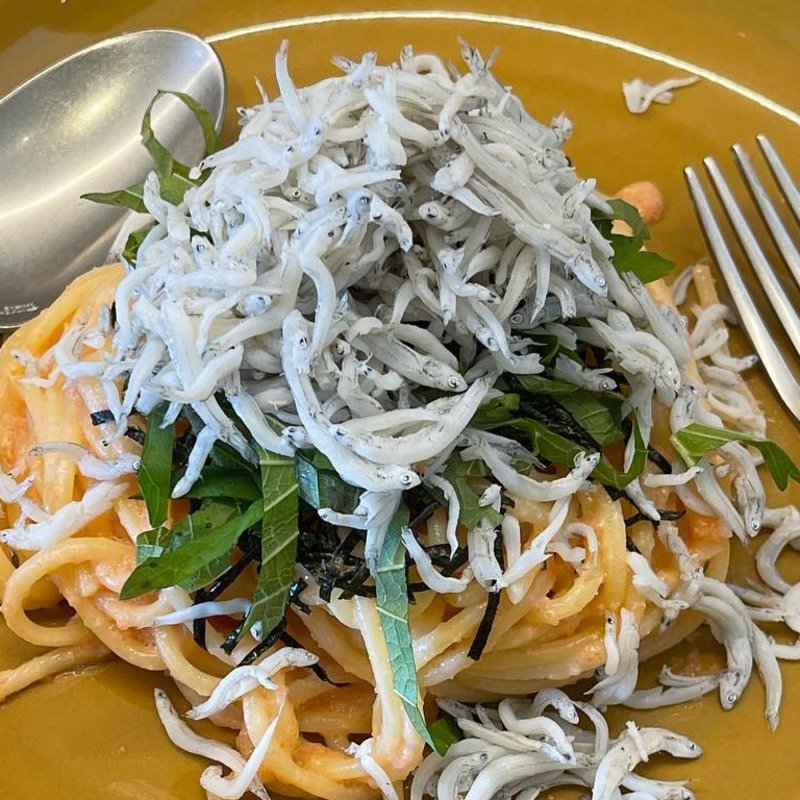 釜揚げしらすと明太子パスタ(パスタアルバ湘南(PastaAlba Shonan))