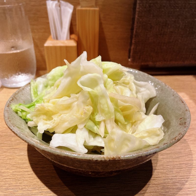 夏キャベツと新生姜の浅漬け(蕎麦酒処 空庵)