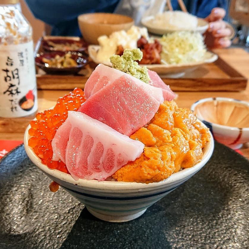 うにとろイクラめし(道の駅 足柄・金太郎のふるさと)