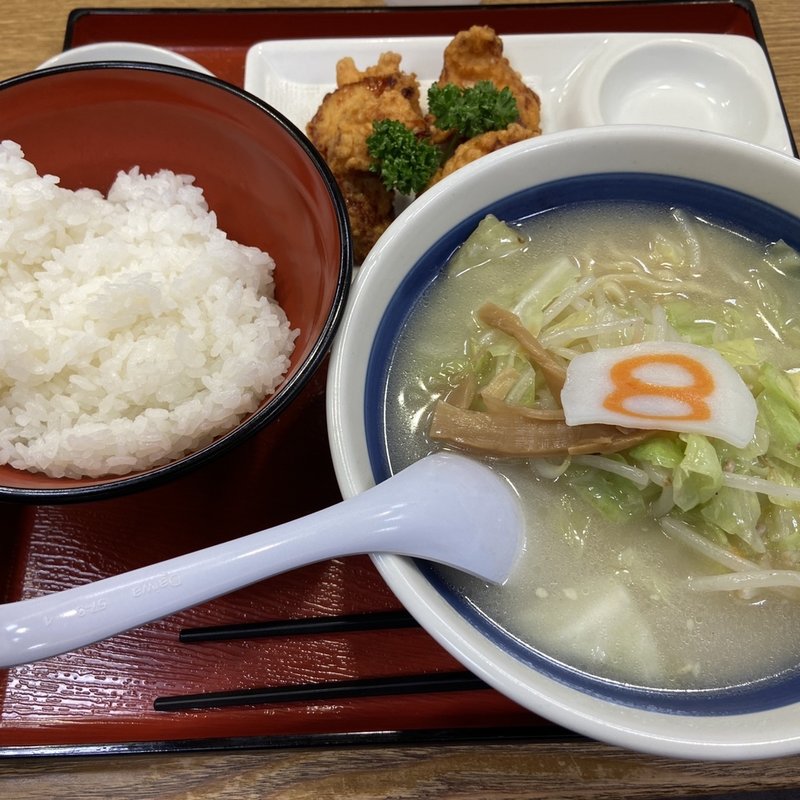 Cセット(8番らーめん 金沢駅店 （HACHIBAN RAMEN）)