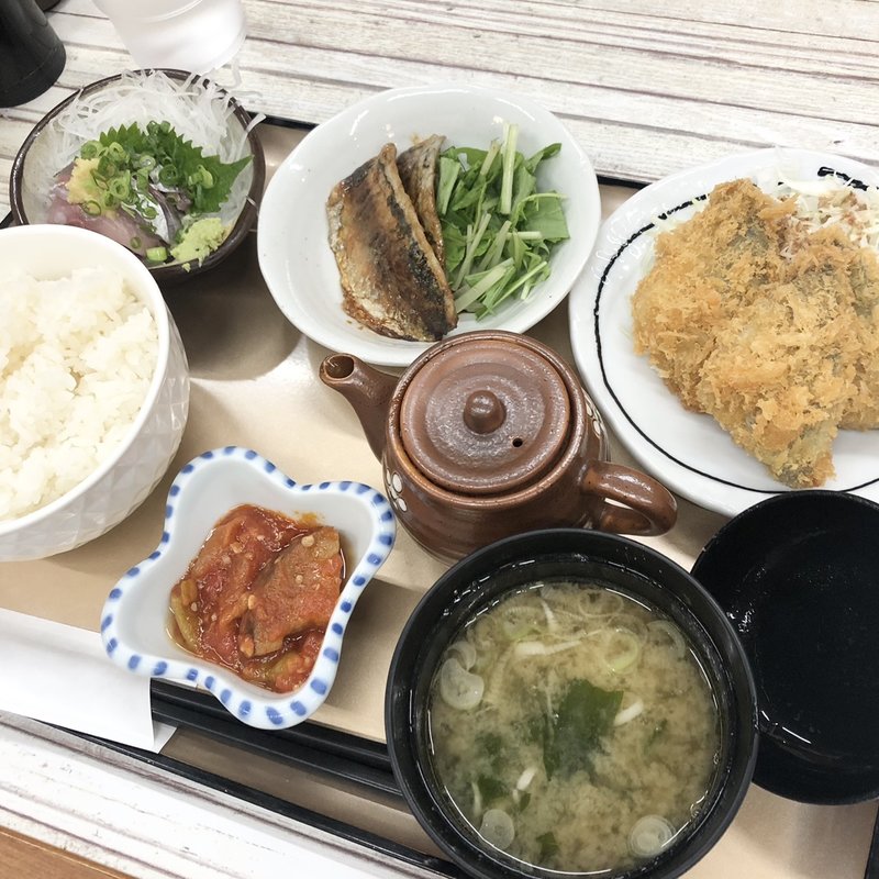鯵づくし膳(丼万次郎)