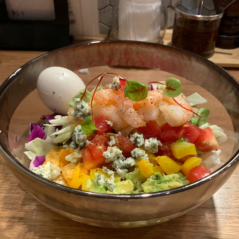 コブサラダまぜそば(海老丸らーめん)