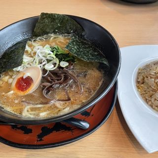 豚骨醤油+半チャーハンセット(天下ご麺 )